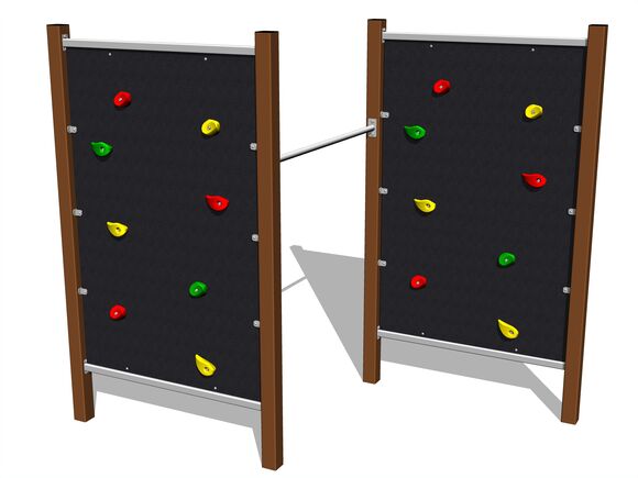 Climbing set - brown