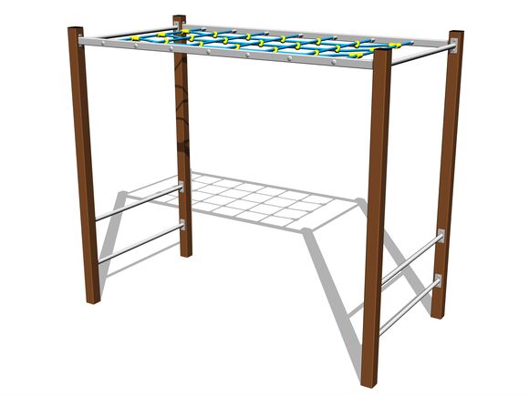 Climbing set - brown