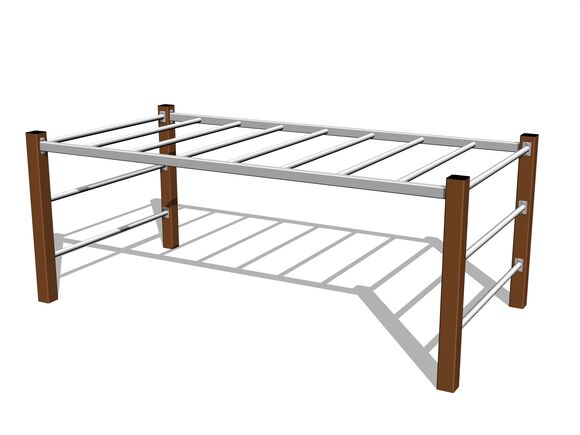 Climbing set - brown