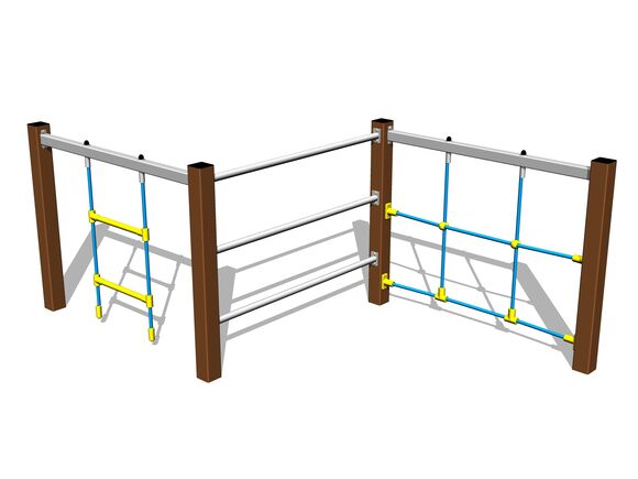 Climbing set - brown