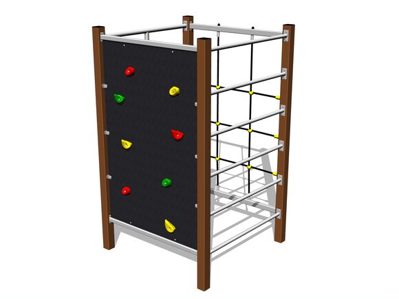 Climbing set - brown