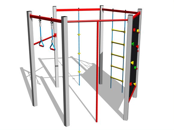 Climbing set - silver