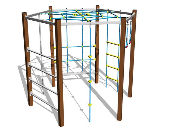Climbing set - brown
