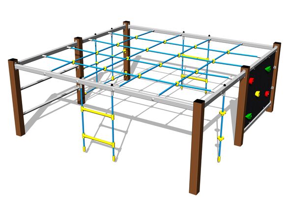 Climbing set - brown