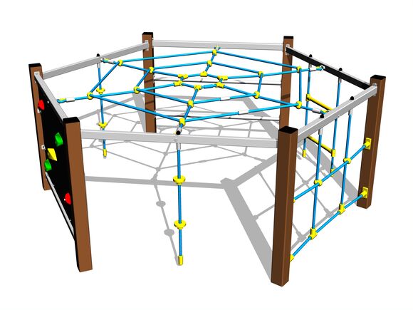 Climbing set - brown
