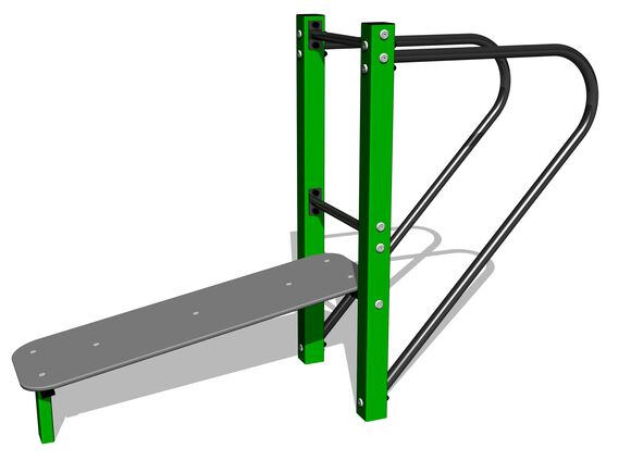 Street workout set WS8004GD - green