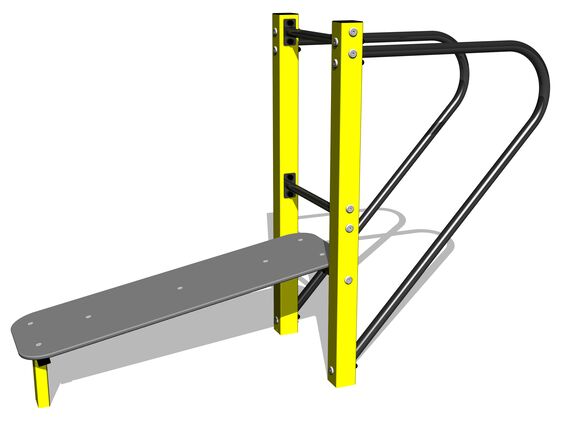 Street workout set WS8004YD - yellow