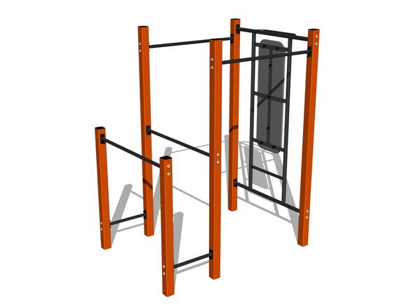 Street workout set WS8008OD - orange