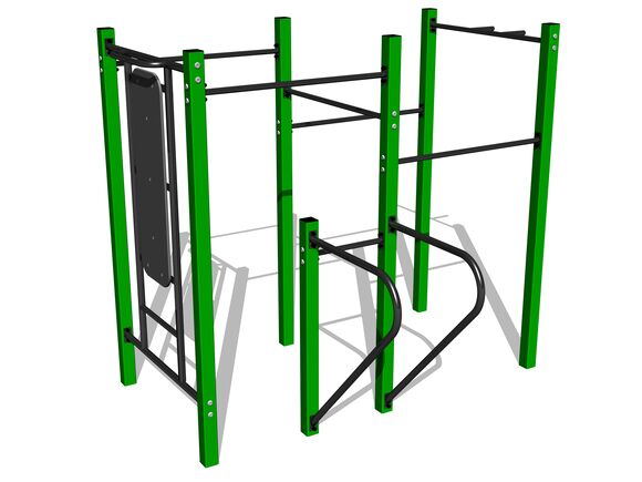 Street workout set WS8013GD - green