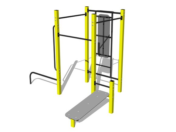 Street workout set WS8014YD - yellow