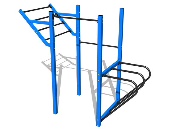 Street workout set WS8017BD - blue