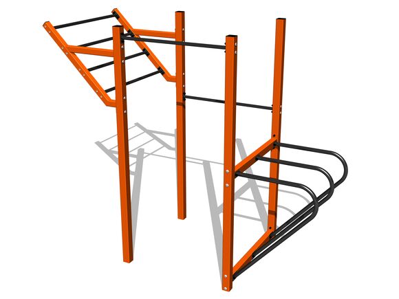 Street workout set WS8017OD - orange