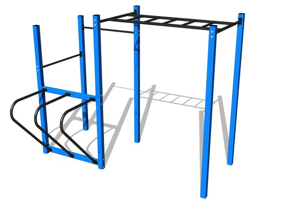 Street workout set WS8018BD - blue
