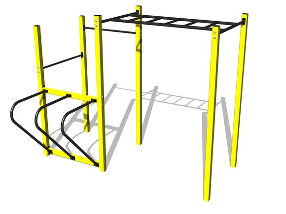 Street workout set WS8018YD - yellow