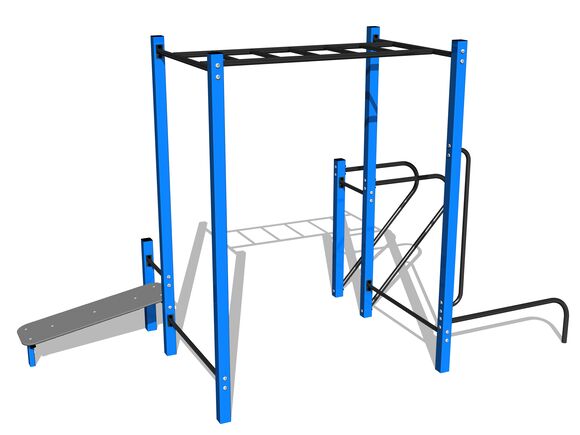 Street workout set WS8024BD - blue