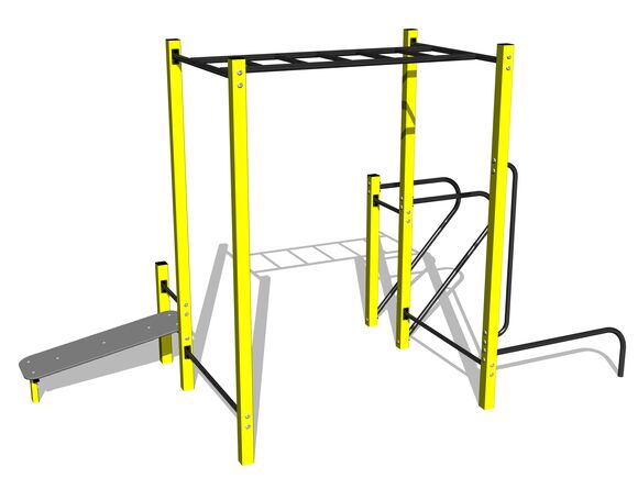 Street workout set WS8024YD - yellow
