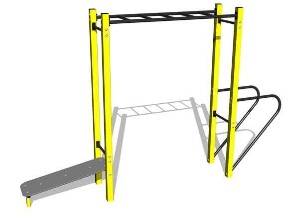 Street workout set WS8026YD - yellow