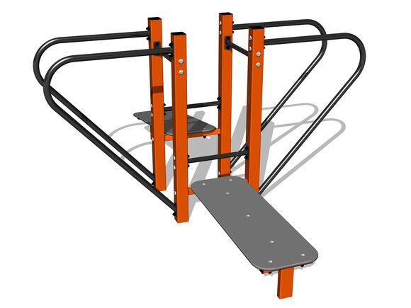 Street workout set WS8027OD - orange