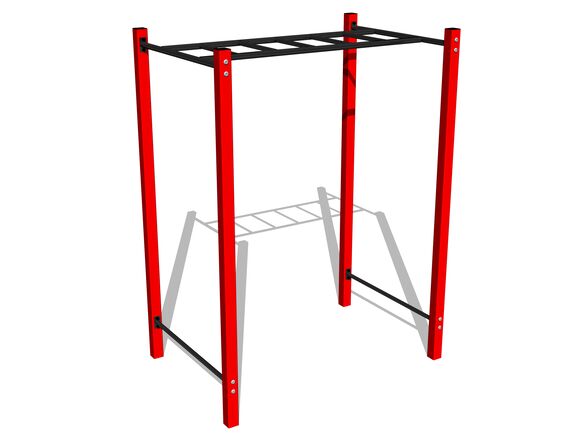 Street workout element WP8008RD - red