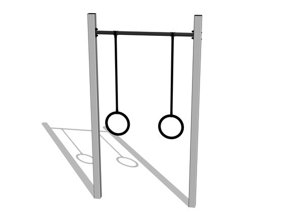 Street workout element WP8014SD - silver