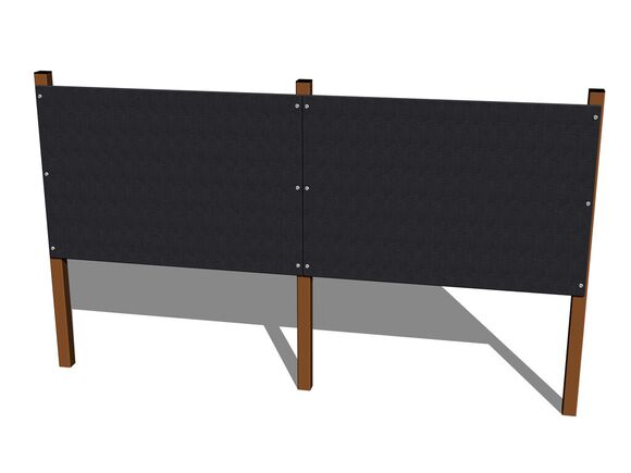 Double panel drawing board TK200KW - brown