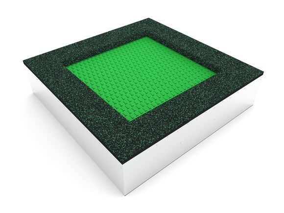 Trampoline TR-C180-GZ - green