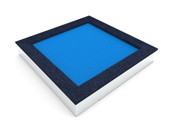 Trampoline TR-C260-BZ - blue
