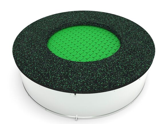Trampoline TR-K145-GZ - green