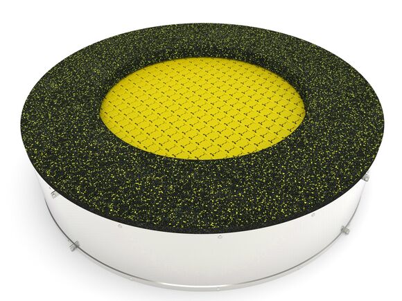 Trampoline TR-K170-YZ - yellow