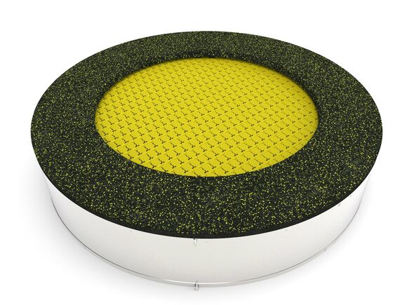 Trampoline TR-K195-YZ - yellow