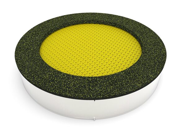 Trampoline TR-K220-YZ - yellow