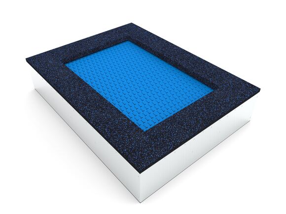 Trampoline TR-O210-BZ - blue