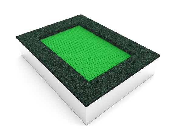 Trampoline TR-O210-GZ - green
