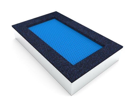Trampoline TR-O270-BZ - blue