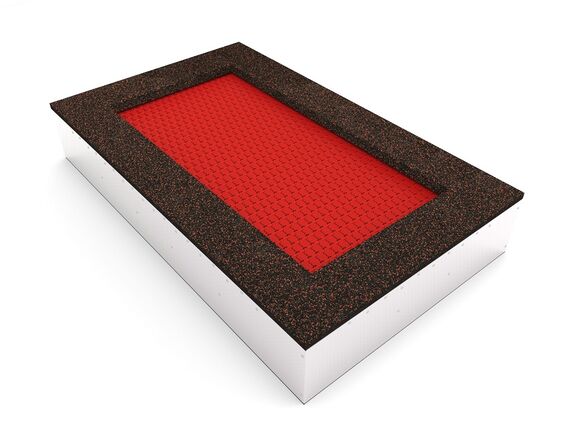 Trampoline TR-O270-RZ - red