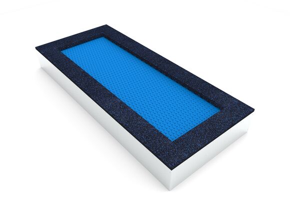 Trampoline TR-O370-BZ - blue