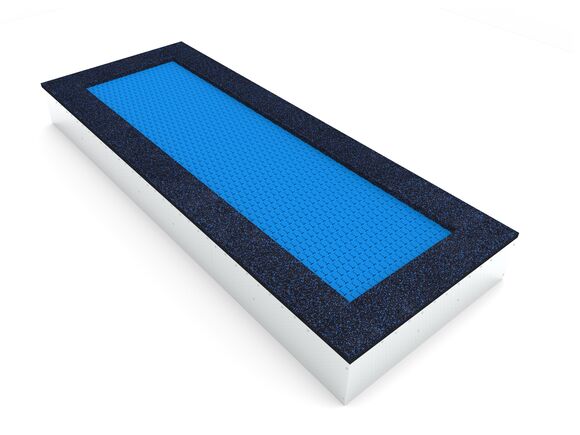 Trampoline TR-O420-BZ - blue
