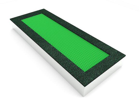 Trampoline TR-O420-GZ - green
