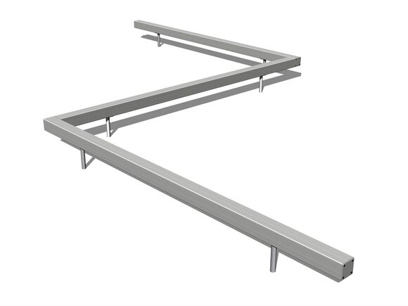 Triple balance beam KL301K - metal (f.h. 1 m)