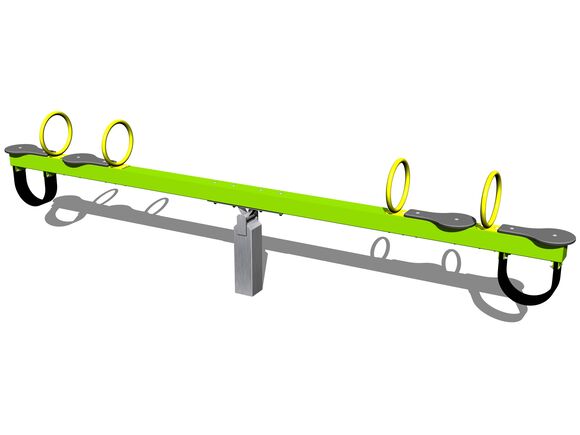 Four seat seesaw VH401KE - lime