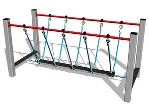 Rope bridge - silver (f.h. 1 m)