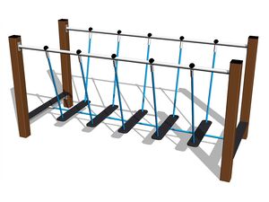 Rope bridge - brown (f.h. 1 m)