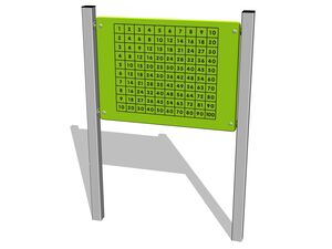 Educational panel - silver