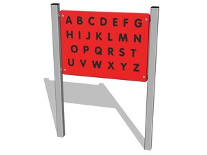 Educational panel - silver