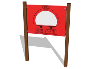 Educational panel - brown