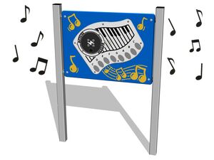Educational panel - silver
