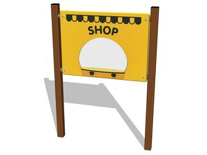 Educational panel EDP6132KW - brown