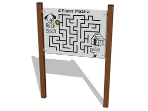 Educational panel EDP6102KW - brown