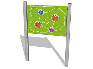 Educational panel - silver