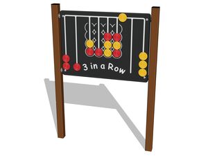 Educational panel - brown